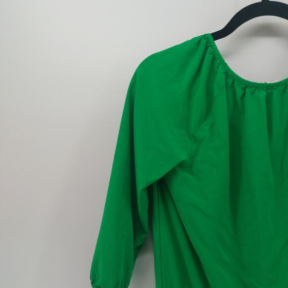 Old Navy Green Dress Henley Button Pockets Size Small - Picture 9 of 13